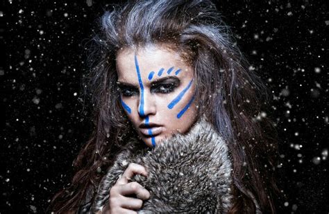 Pin by Lanii Jay on Character/Story Inspiration | Warrior makeup, Viking makeup, Tribal makeup