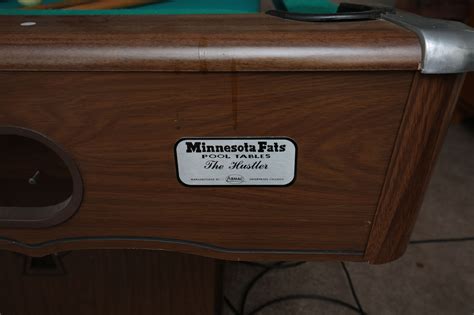 Minnesota Fats Pool Table "The Hustler" with Cues & Accessories | EBTH