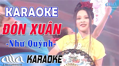 Đón Xuân - KARAOKE | Tone Nữ | Như Quỳnh - YouTube