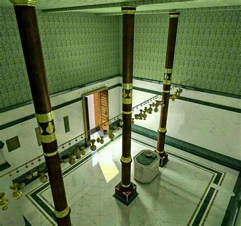 Interior of Khana Kaba | Kalligrafi