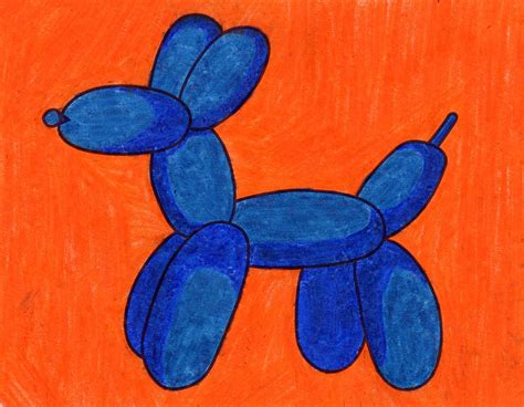 Easy How to Draw a Balloon Dog Tutorial and Balloon Dog Tutorial