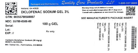 Diclofenac Sodium Gel, 3%