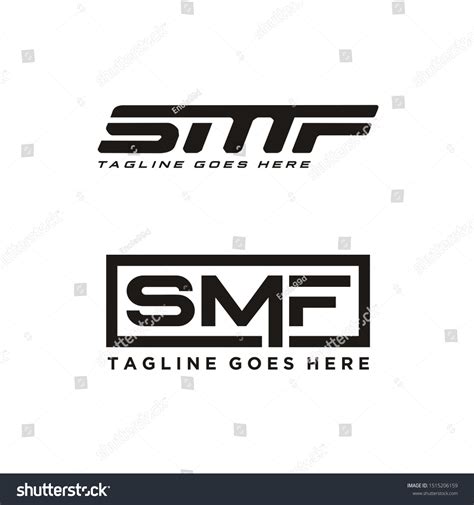 Rectangle Initial Smf Logo Design Stock Vector (Royalty Free) 1515206159 | Shutterstock