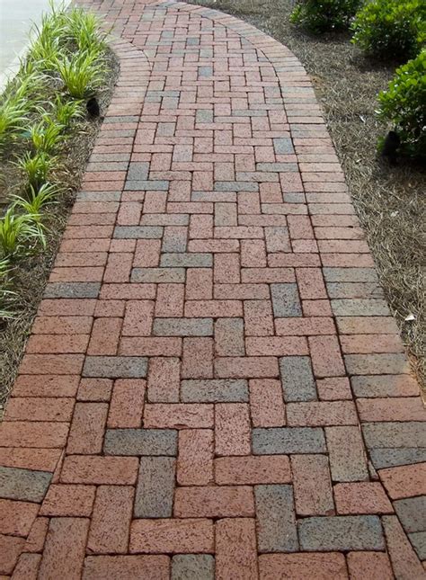 Rumbled Full Range clay pavers by Pine Hall Brick are tumbled after ...