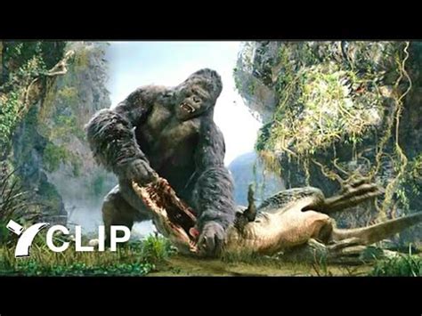 King Kong vs T-Rex Fight Scene - King Kong (2005) MOVIE CLIP - YouTube