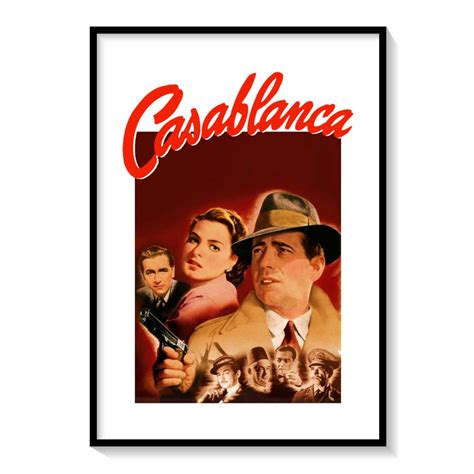Casablanca Movie Poster: Buy Hollywood & Famous Movie Posters – Dessine Art