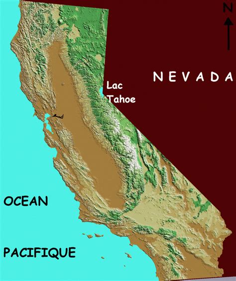 California Elevation Map Printable Maps - vrogue.co