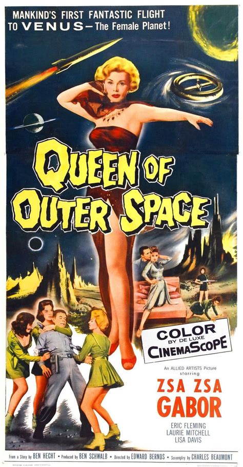 Queen of Outer Space (1958) | Movie posters, Science fiction movie posters, Classic sci fi movies