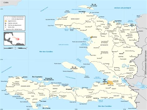 Haiti Cities Map