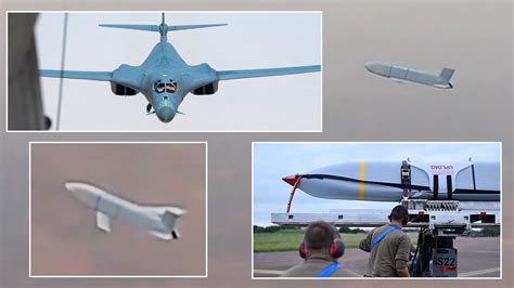 B-1B Fires JASSM Missile During Long-Range Training Sortie From U.K.