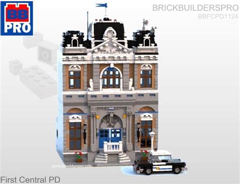 Modular Police Station | Lego instructions, Custom lego, Lego police ...