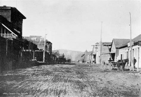 1880 CARSON CITY NV, Old town View, King Street 16"x11" photo, Giclee Print | Town view, Carson ...