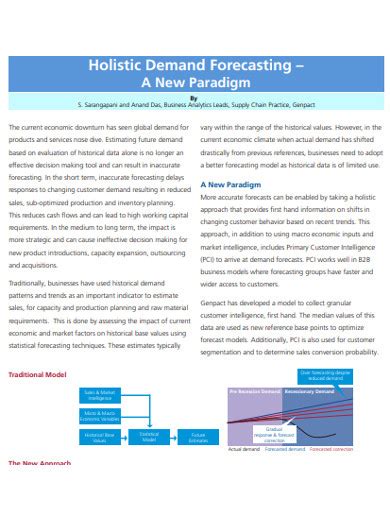 Demand Forecasting - 10+ Examples, Format, Pdf