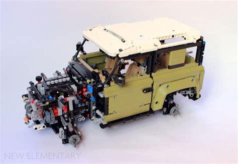 LEGO® Technic review: 42110 Land Rover Defender - the model | New Elementary: LEGO® parts, sets ...