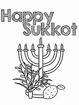 Sukkot Coloring Page sketch template