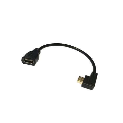 Customized Right Angle HDMI Male To Female Cable Suppliers ...