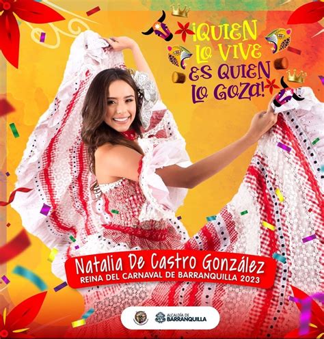 Natalia De Castro González, reina del Carnaval de Barranquilla 2023 - cvnoticiastv