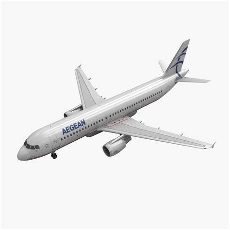 Aegean Airlines A320 Airbus 3D Model By ALPHA3DST | lupon.gov.ph