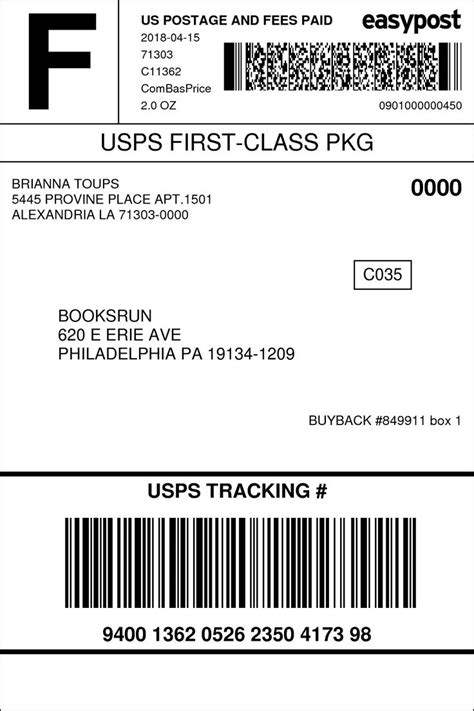 USPS Shipping Label | Labels, Sticker design, Aesthetic drawing