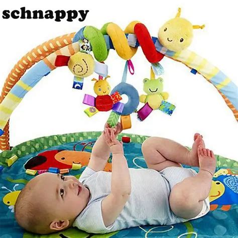 2017 Baby Toys Newborn Infant Crib Revolves Around Bed Stroller Playing ...