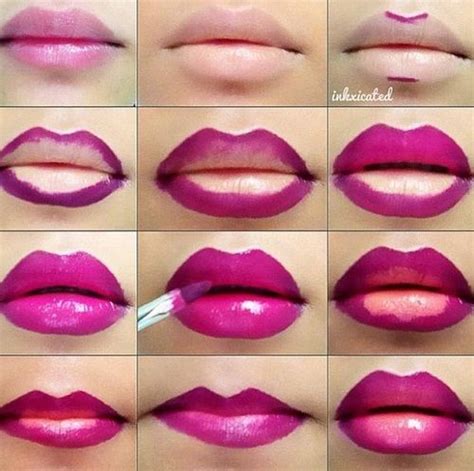 Pin en maquillaje de labios