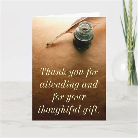 istockcalligraphy, Thank you for attending and ... | Zazzle.com