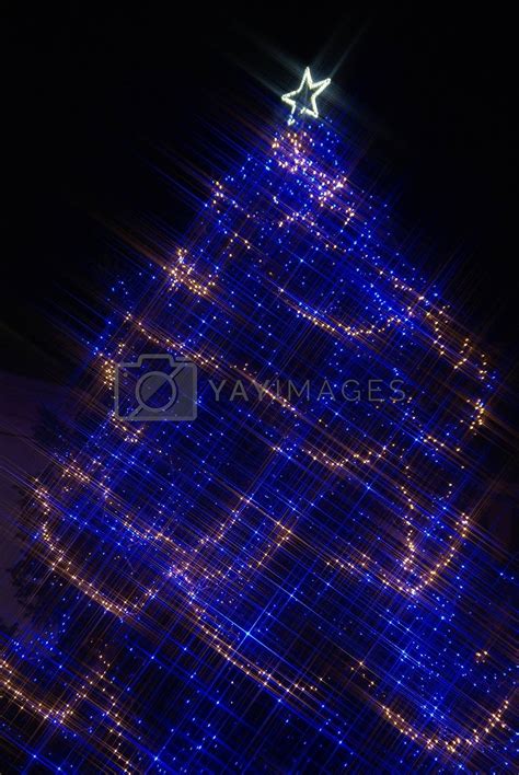 Christmas Tree with Multi Colored Lights by romeocharly Vectors ...