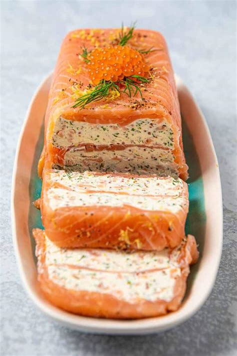 Salmon Terrine - A Smoked Salmon Starter | Greedy Gourmet