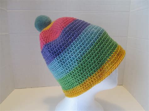 Crochet Pom Pom Hat-Pom Pom Hat-Winter Hat-Crochet Hat-Pom Pom | Etsy