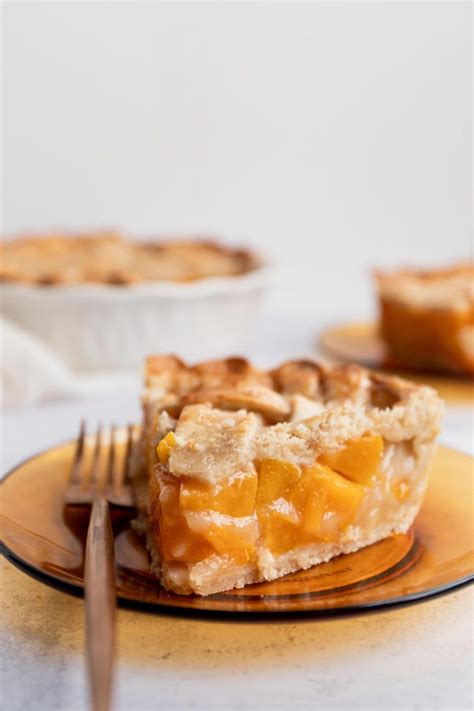 Easy Peach Pie with Canned Peaches - Spoonful of Kindness