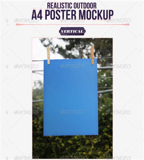 17+ A4 Poster Mockups - PSD Download | Design Trends - Premium PSD, Vector Downloads