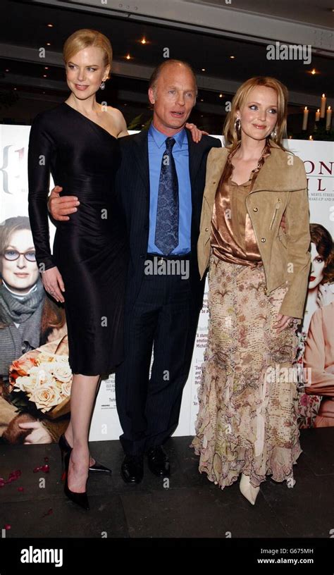 Stars of the film, from left to right; Nicole Kidman, Ed Harris and ...