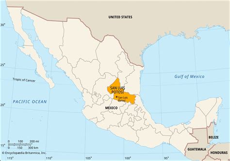 Mexican Plateau Map