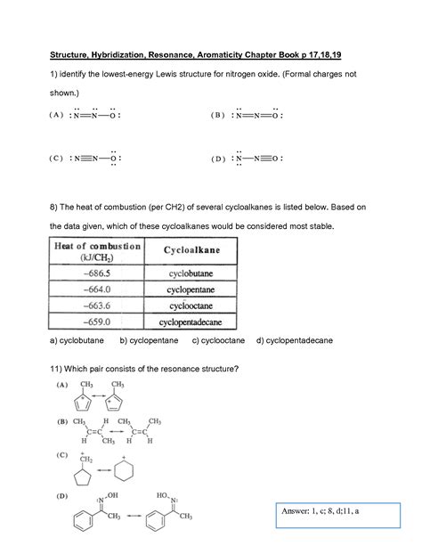 SOLUTION: Organic chemistry acs sample questions - Studypool