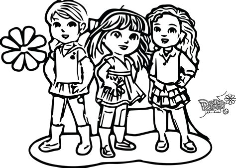 Dora And Friends Coloring Pages at GetDrawings | Free download