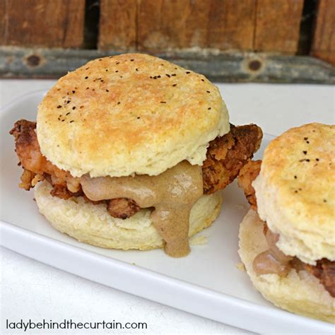 Fried Chicken Biscuit Sandwiches