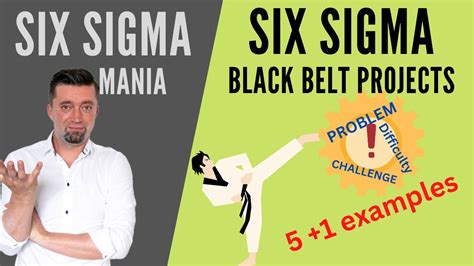 6x Six Sigma Black Belt project examples - How to run project? - YouTube