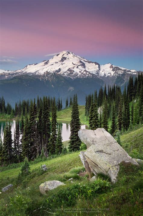 Image Lake Glacier Peak North Cascades - Alan Majchrowicz Photography