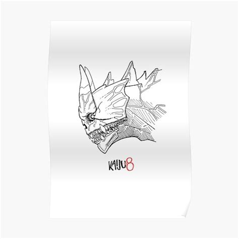 "Kaiju no 8 fanart" Poster for Sale by mesange-art | Redbubble