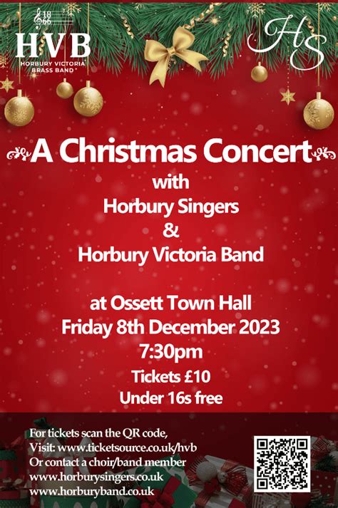 A Christmas Concert at Ossett Town Hall event tickets from TicketSource