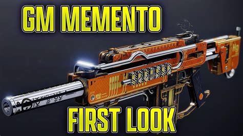 Grandmaster Nightfall Memento First Look (Not Orang!) - YouTube