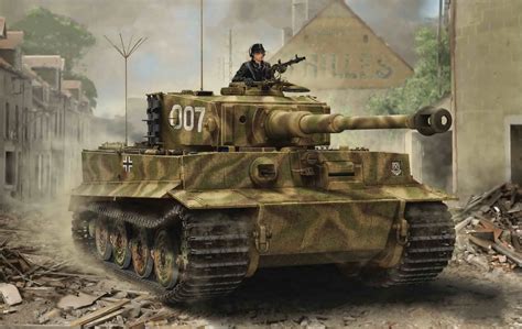 Tiger I, Late Production, Tanks, Painting Art, German, HD Wallpaper | Rare Gallery