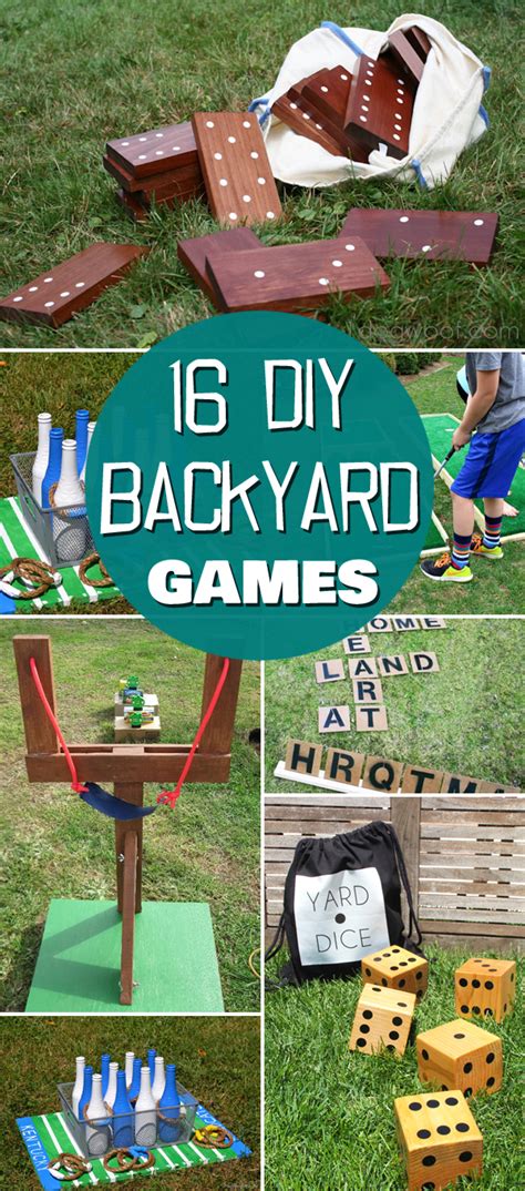 16 Fun DIY Backyard Games for the Whole Family