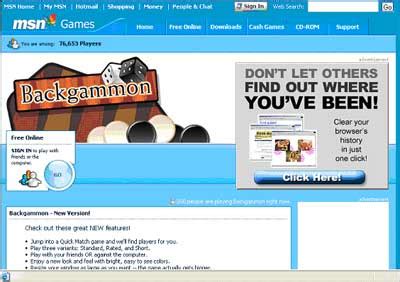 MSN backgammon - review