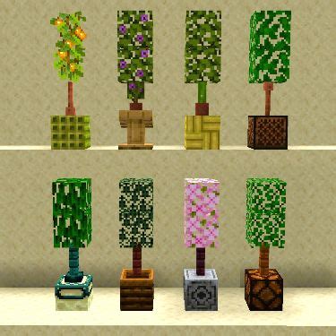 Minecraft Medium Pot Plant Ideas 4 - Curious Collections | Cool ...