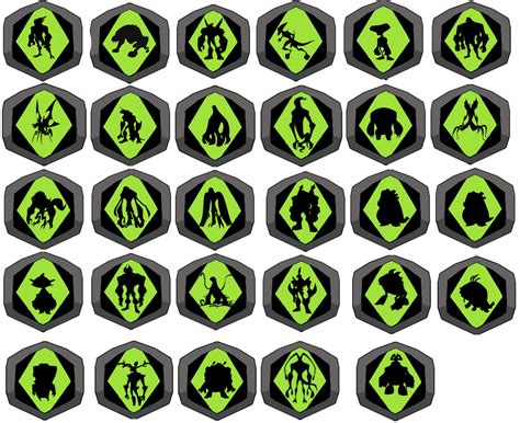 All Omnitrix Symbols by LittleManproductionz on DeviantArt