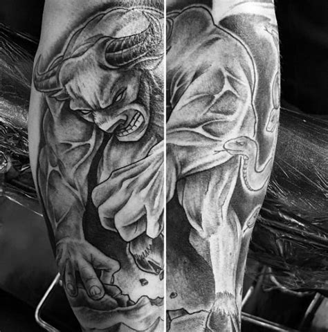 40 Minotaur Tattoo Designs For Men - Greek Mythology Ideas