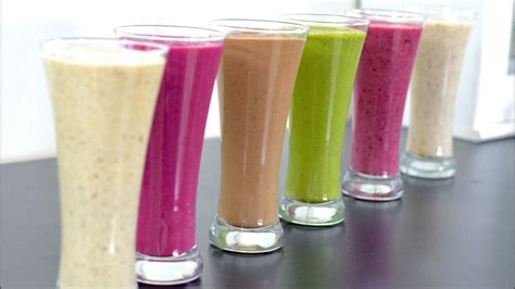 Six delicious sugar free breakfast smoothies | Healthy Smoothies | Easy ...