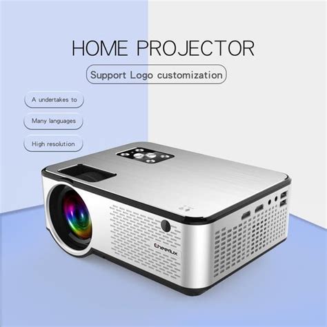 Jual Proyektor Mini LED C9 2800 Lumens HD 720P Dual HDMI Projector TV ...