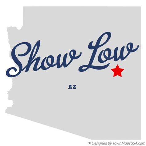 Map of Show Low, AZ, Arizona